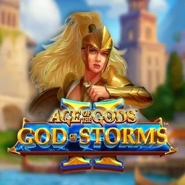 Age Of The Gods: God Of Storms 2 logo by Playtech at NomaSpin Casino