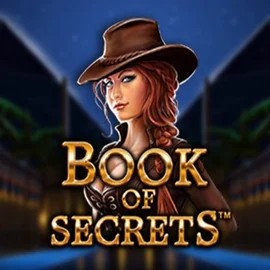 Book of Secrets slot logo by SYNOT Games at NomaSpin Casino