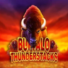 Buffalo Thunderstacks casino game by Amatic Industries – featured logo at NomaSpin Casino