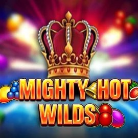 Slots logo of Mighty Hot Wilds from Inspired Gaming at NomaSpin Casino