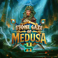 Official Slots logo: Stone Gaze of Medusa 2 by Stakelogic at NomaSpin Casino